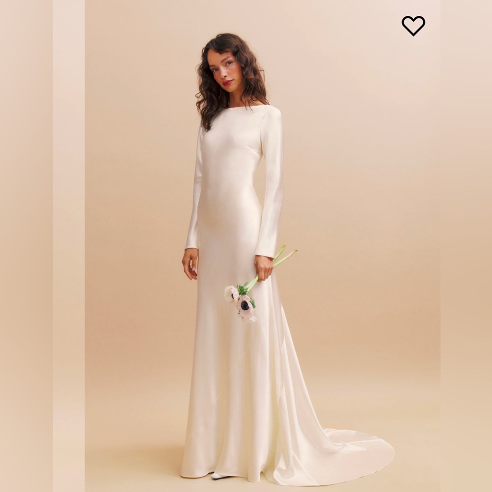 Reformation Arwen Silk Wedding Dress